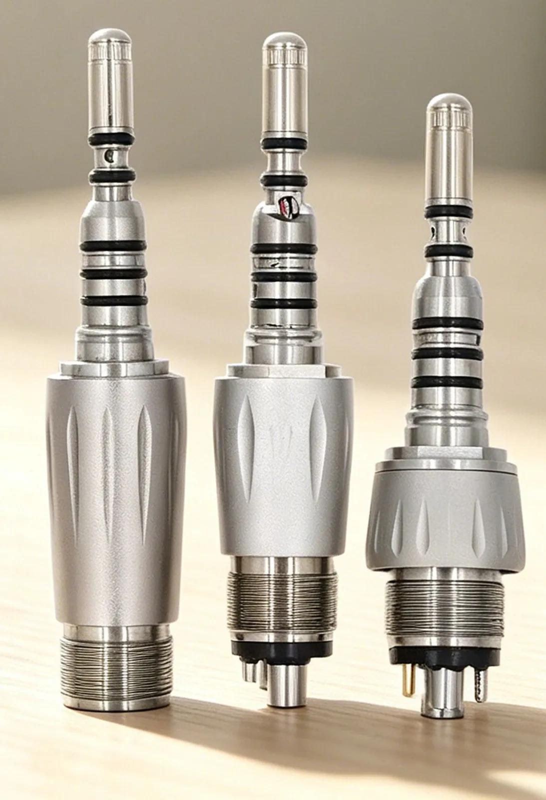 Three quick couplers for the turbine handpieces