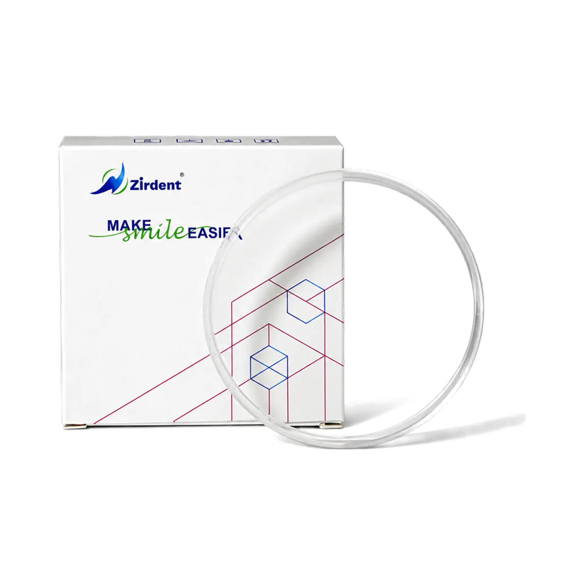 Zirdent clear PMMA disc